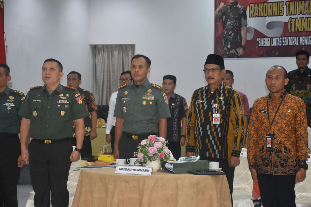 Persiapan TMMD ke-118 TA. 2023, Danrem 073/Makautarama Vicon Dengan Aster Kasad